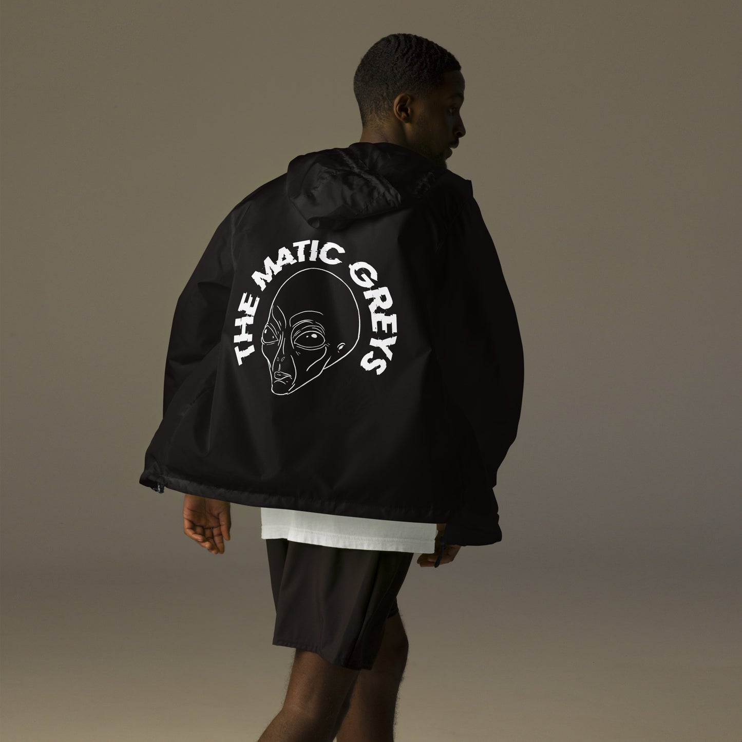 TheMaticGreys Unisex lightweight zip up windbreaker