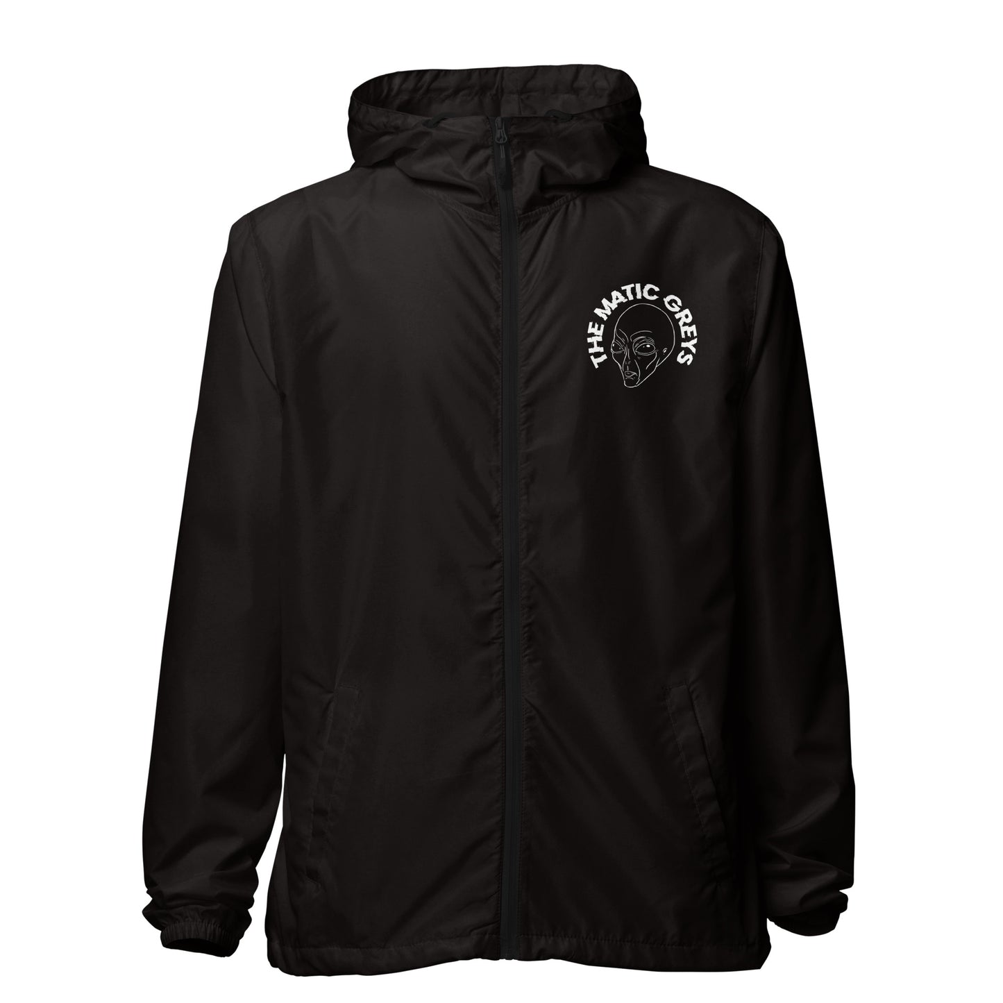 TheMaticGreys Unisex lightweight zip up windbreaker