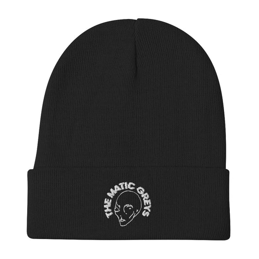 TheMaticGreys Embroidered Beanie