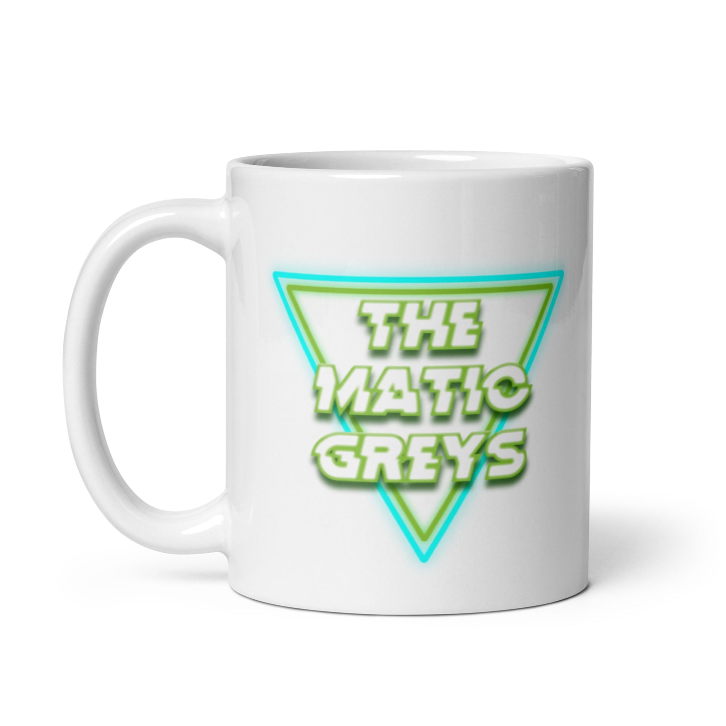 TheMaticGreys 80s Style White glossy mug