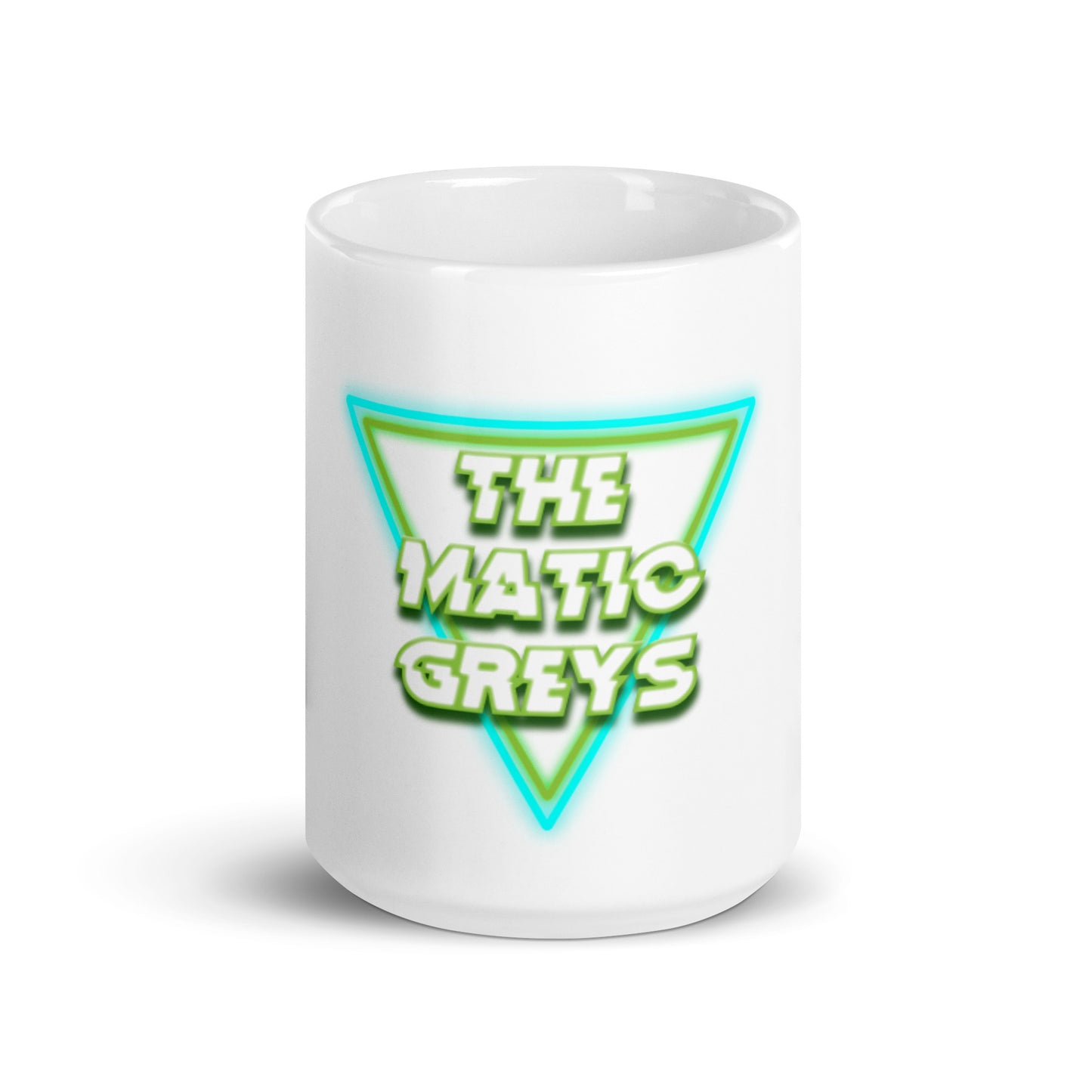 TheMaticGreys 80s Style White glossy mug